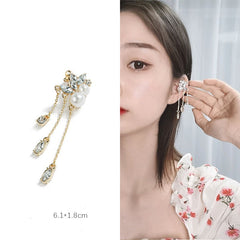 Elegant exaggerated fringe ear bone clamp -KE019 (Right ear single)