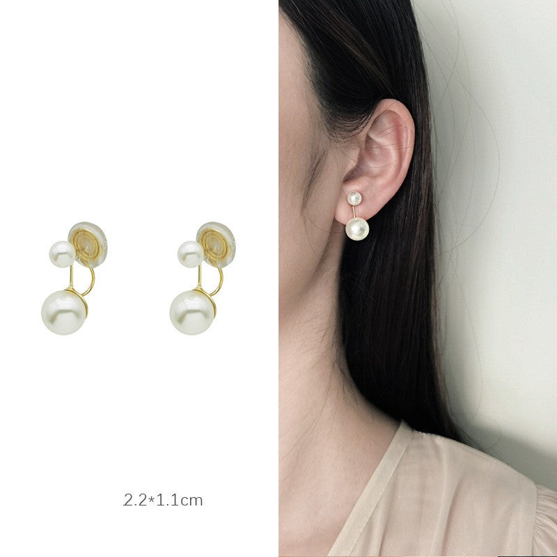 Premium Double bead ear clip -KE006