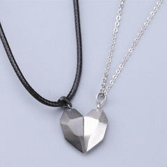 Couples magnetic heart wishing stone necklace HPX001/HPX002/HPX003