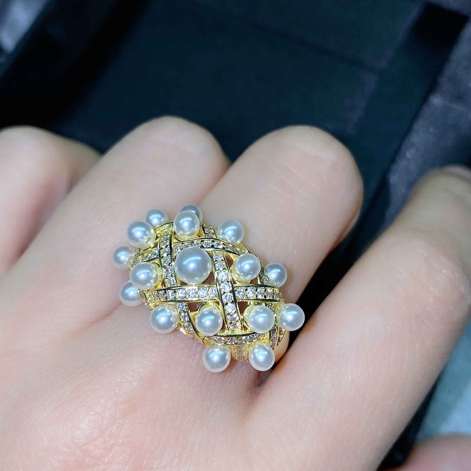 Tender Time Star Pearl Ring -MSR238