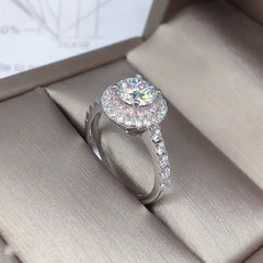 Sun Court Retro 2 carat Luxury Diamond Ring -MSR095