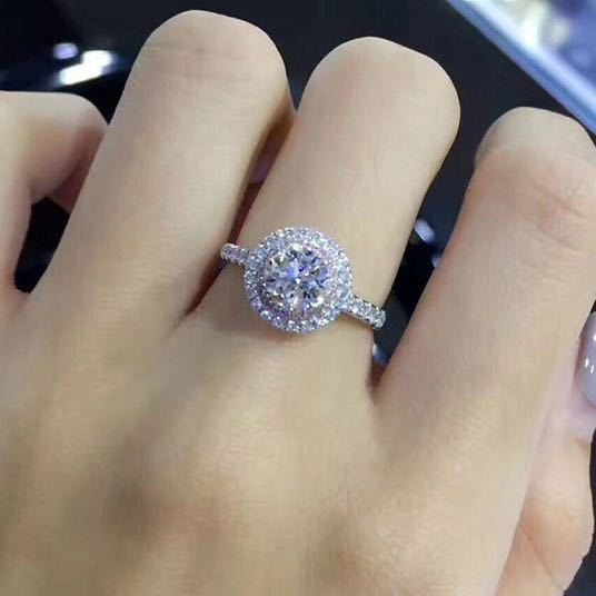 Sun Court Retro 2 carat Luxury Diamond Ring -MSR095