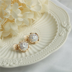 French new Baroque pearl ear clip -KC043