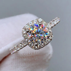 Classic Timeless D Color High Fire 2 carat Diamond Sugar Ring -MSR004