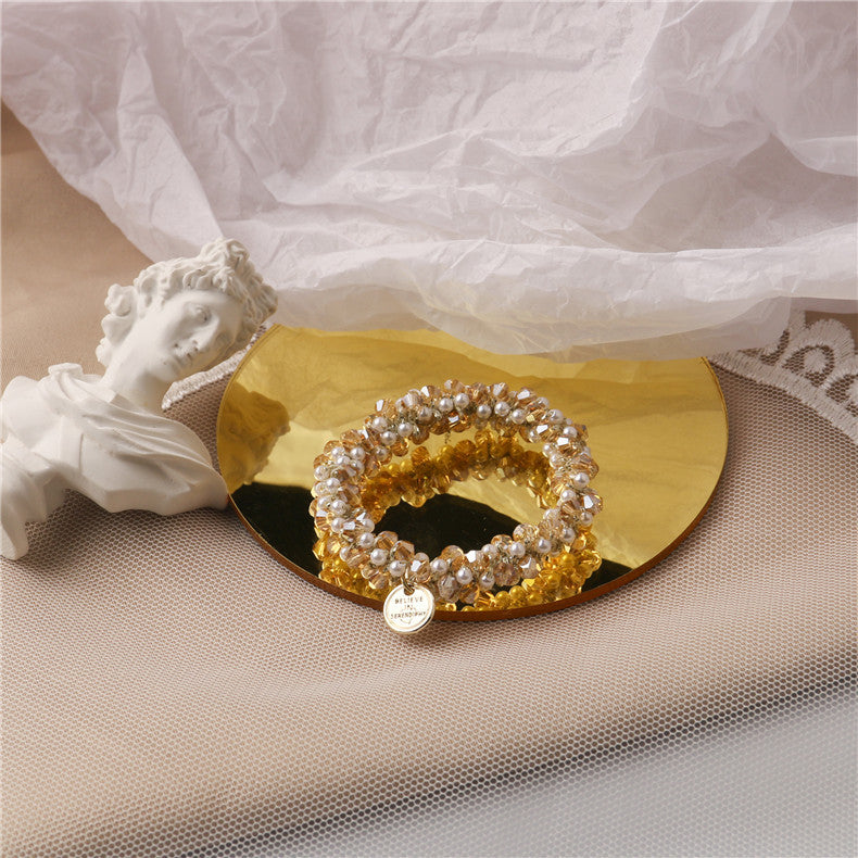 Elegant temperament scrunchie bracelet -MD007