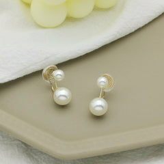 Premium Double bead ear clip -KE006