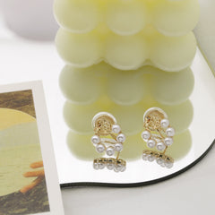 Donut bead ring ear clip without piercing-KF033